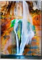 Framed Lower Calf Creek Falls, Utah