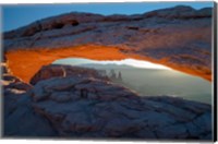 Framed Overlook Vista Through Mesa Arch, Utah