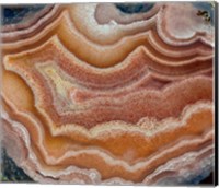 Framed Banded Mexican Agate