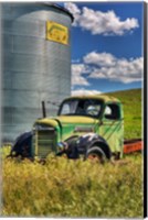 Framed Silo With Old Field Truck