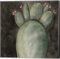 Framed Big Blooming Cactus I