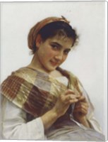 Framed Breton Girl, 1889