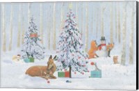 Framed Christmas Critters Bright I