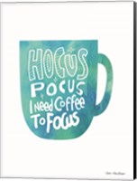 Framed Hocus Pocus I Need Coffee