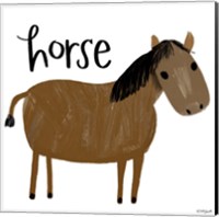 Framed 'Horse' border=