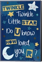 Framed Twinkle Twinkle Little Star