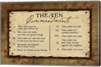 Framed 10 Commandments II