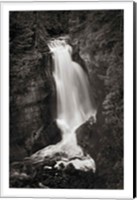 Framed Miners Falls Michigan BW