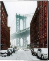 Framed New York Blizzard