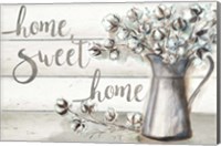 Framed Farmhouse Cotton Home Sweet Home