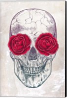 Framed Skull & Roses