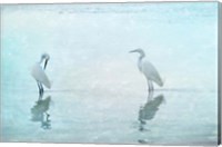 Framed White Cranes