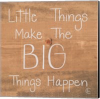 Framed Big Things Make Little Things Happen