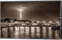 Framed Paris Night