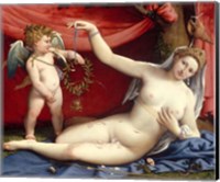 Framed Venus and Cupid