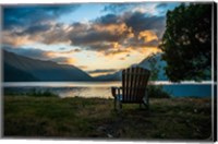 Framed Crescent Lake Chair