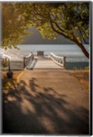 Framed Crescent Lake Pier