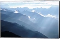 Framed Himalayan Mountains