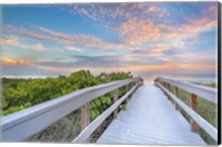 Framed Walk To Sunset Beach