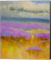 Framed Field of Lavenders 1