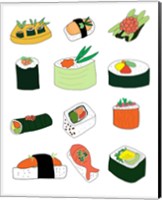 Framed Sushi Set