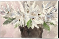 Framed Magnolia Watercolor Study I