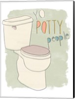 Framed Potty Pun IV