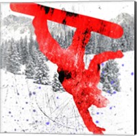 Framed 'Extreme Snowboarder 03' border=