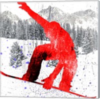 Framed 'Extreme Snowboarder 04' border=