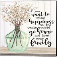 Framed Spring - Love Your Family
