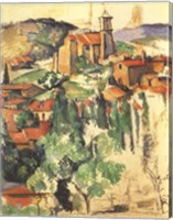 Framed Village of Gardanne, 1885