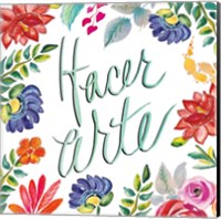 Framed 'Fridas Flower Fancy III' border=
