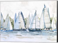 Framed Pastel Marina II
