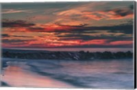 Framed Sunrise On Winter Shoreline 6, Cape May National Seashore, NJ