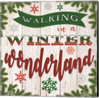 Framed Walking in a Winter Wonderland