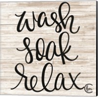 Framed Wash Soak Relax