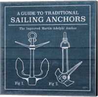 Framed Vintage Sailing Knots XII
