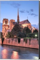 Framed Notre Dame at Dusk