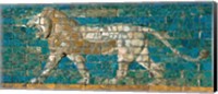 Framed Panel with Striding Lion, ca. 604-562 B.C.E.