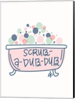 Framed Scrub-a-Dub-Dub
