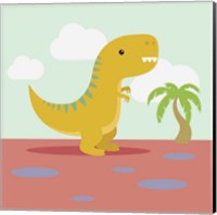 Framed 'Li'l T-rex' border=