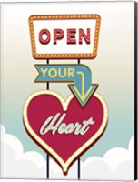 Framed Open Your Heart