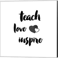 Framed Teacher Inspiration I