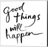 Framed Good Things Will Happen Sq