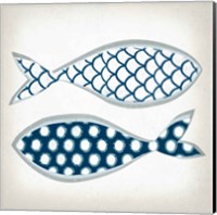 Framed 'Fish Patterns II' border=
