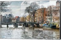 Framed Zwanenburgwal Canal