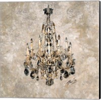 Framed Champagne Chandelier