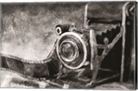Framed Vintage Camera Black and White