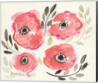 Framed Poppies in Punch