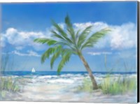 Framed Palm Tree Paradise